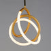Myhouse Lighting ET2 - E25092-01BKGLD - LED Mini Pendant - Mobius - Black / Gold
