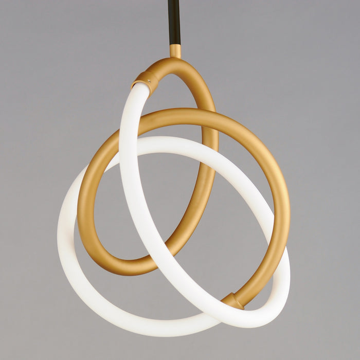 Myhouse Lighting ET2 - E25092-01BKGLD - LED Mini Pendant - Mobius - Black / Gold