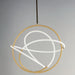 Myhouse Lighting ET2 - E25096-01BKGLD - LED Pendant - Mobius - Black / Gold