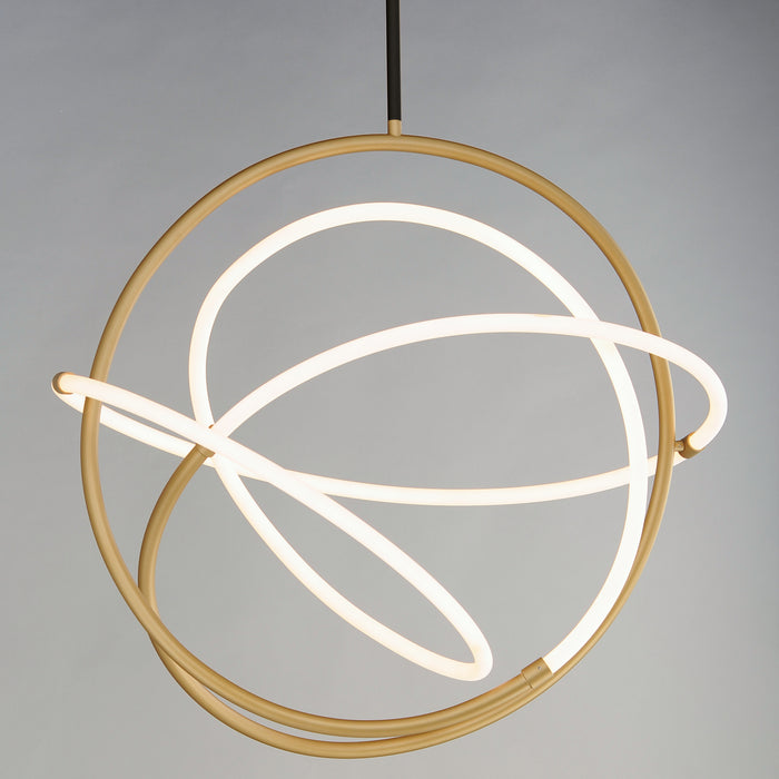 Myhouse Lighting ET2 - E25096-01BKGLD - LED Pendant - Mobius - Black / Gold