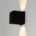 Myhouse Lighting ET2 - E41308-BK - LED Outdoor Wall Sconce - Alumilux Cube - Black