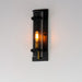 Myhouse Lighting Maxim - 2640BKAB - One Light Wall Sconce - Capitol - Black / Antique Brass