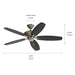 Myhouse Lighting Kichler - 330165NI - 52"Ceiling Fan - Renew Patio - Brushed Nickel