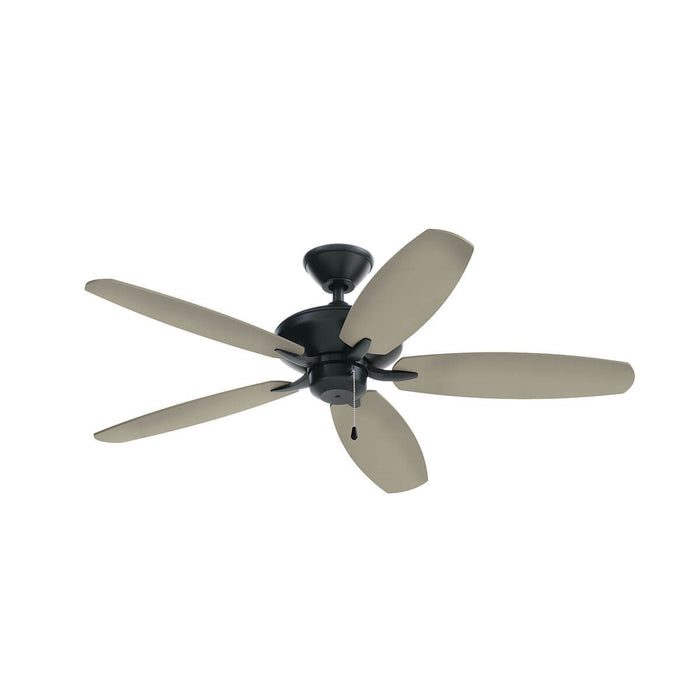 Myhouse Lighting Kichler - 330164SBK - 52"Ceiling Fan - Renew Es - Satin Black