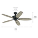 Myhouse Lighting Kichler - 330164SBK - 52"Ceiling Fan - Renew Es - Satin Black