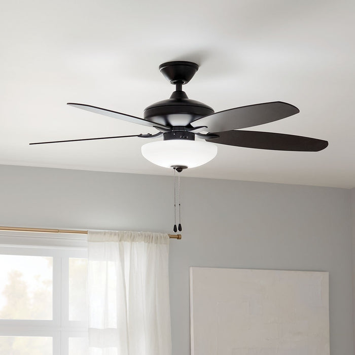 Myhouse Lighting Kichler - 330161SBK - 52"Ceiling Fan - Renew Select - Satin Black