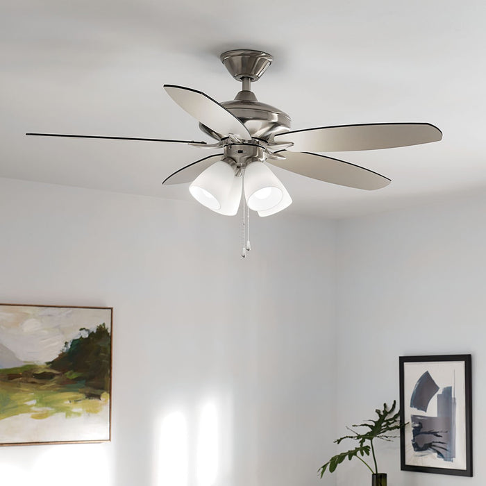 Myhouse Lighting Kichler - 330162BSS - 52"Ceiling Fan - Renew Premier - Brushed Stainless Steel