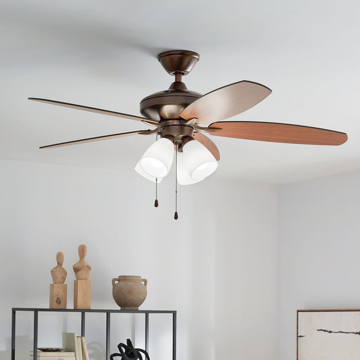 Myhouse Lighting Kichler - 330162OBB - 52"Ceiling Fan - Renew Premier - Oil Brushed Bronze