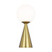 Myhouse Lighting Visual Comfort Studio - AET1021BBS1 - One Light Table Lamp - Galassia - Burnished Brass