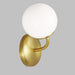 Myhouse Lighting Visual Comfort Studio - AEV1011BBS - One Light Vanity - Galassia - Burnished Brass