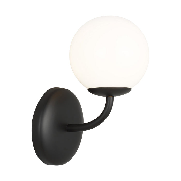 Myhouse Lighting Visual Comfort Studio - AEV1011MBK - One Light Vanity - Galassia - Midnight Black