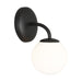 Myhouse Lighting Visual Comfort Studio - AEV1011MBK - One Light Vanity - Galassia - Midnight Black