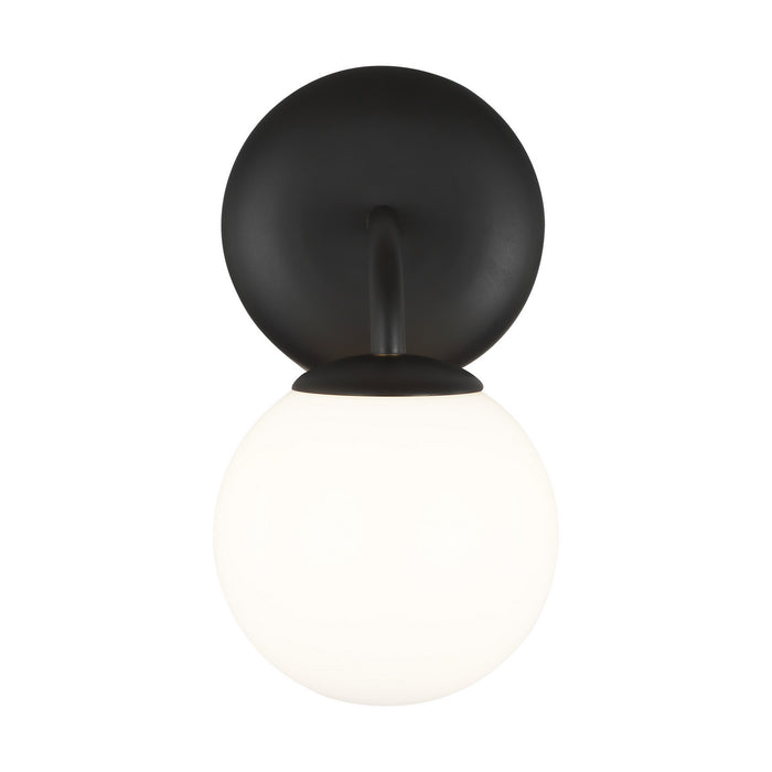 Myhouse Lighting Visual Comfort Studio - AEV1011MBK - One Light Vanity - Galassia - Midnight Black