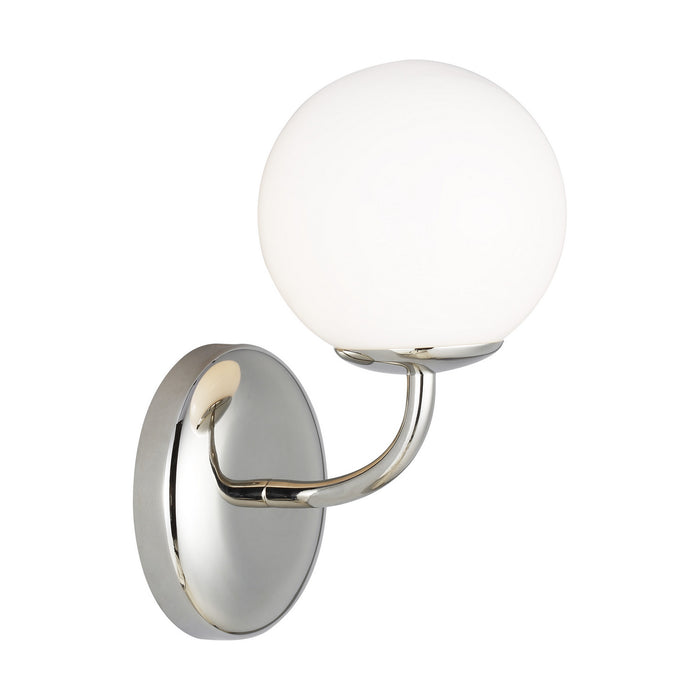 Myhouse Lighting Visual Comfort Studio - AEV1011PN - One Light Vanity - Galassia - Polished Nickel