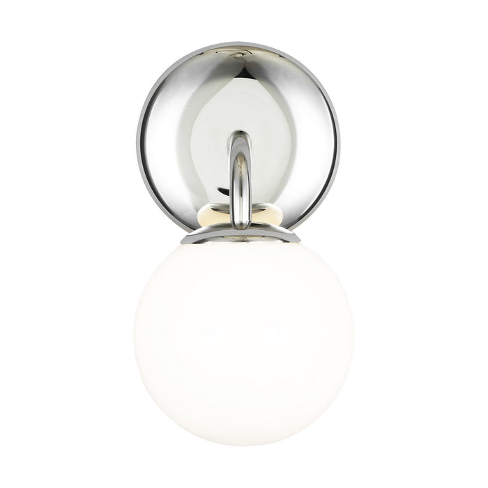 Myhouse Lighting Visual Comfort Studio - AEV1011PN - One Light Vanity - Galassia - Polished Nickel