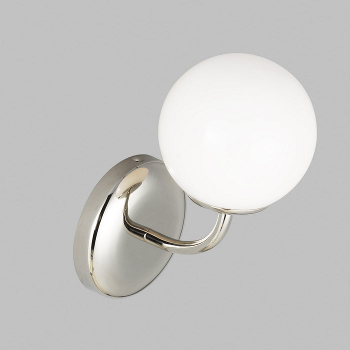 Myhouse Lighting Visual Comfort Studio - AEV1011PN - One Light Vanity - Galassia - Polished Nickel