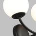 Myhouse Lighting Visual Comfort Studio - AEV1012MBK - Two Light Vanity - Galassia - Midnight Black