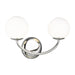 Myhouse Lighting Visual Comfort Studio - AEV1012PN - Two Light Vanity - Galassia - Polished Nickel