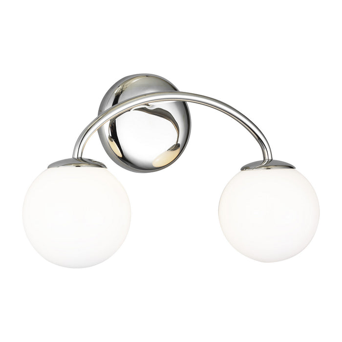 Myhouse Lighting Visual Comfort Studio - AEV1012PN - Two Light Vanity - Galassia - Polished Nickel