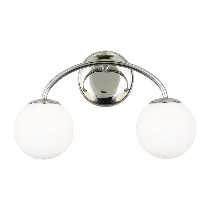 Myhouse Lighting Visual Comfort Studio - AEV1012PN - Two Light Vanity - Galassia - Polished Nickel