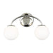 Myhouse Lighting Visual Comfort Studio - AEV1012PN - Two Light Vanity - Galassia - Polished Nickel