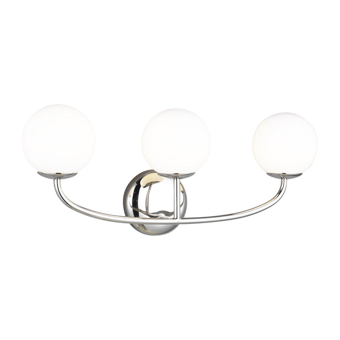 Myhouse Lighting Visual Comfort Studio - AEV1013PN - Three Light Vanity - Galassia - Polished Nickel