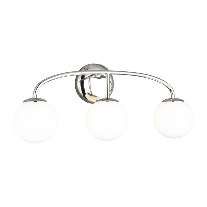 Myhouse Lighting Visual Comfort Studio - AEV1013PN - Three Light Vanity - Galassia - Polished Nickel