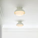 Myhouse Lighting Visual Comfort Studio - AEF1001MWT - One Light Flush Mount - Lucerne - Matte White