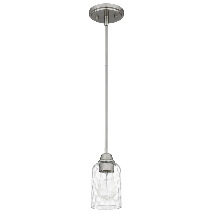 Myhouse Lighting Quoizel - ACA1504BN - One Light Mini Pendant - Acacia - Brushed Nickel