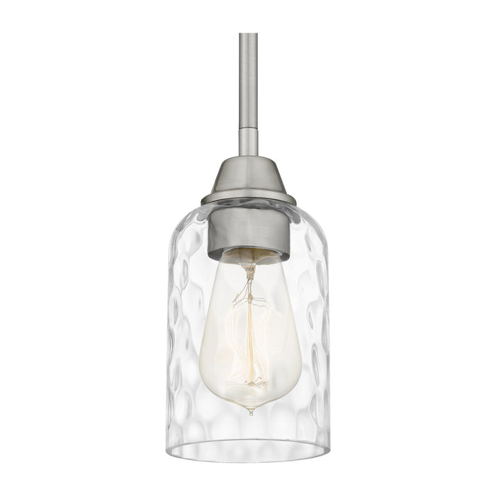 Myhouse Lighting Quoizel - ACA1504BN - One Light Mini Pendant - Acacia - Brushed Nickel