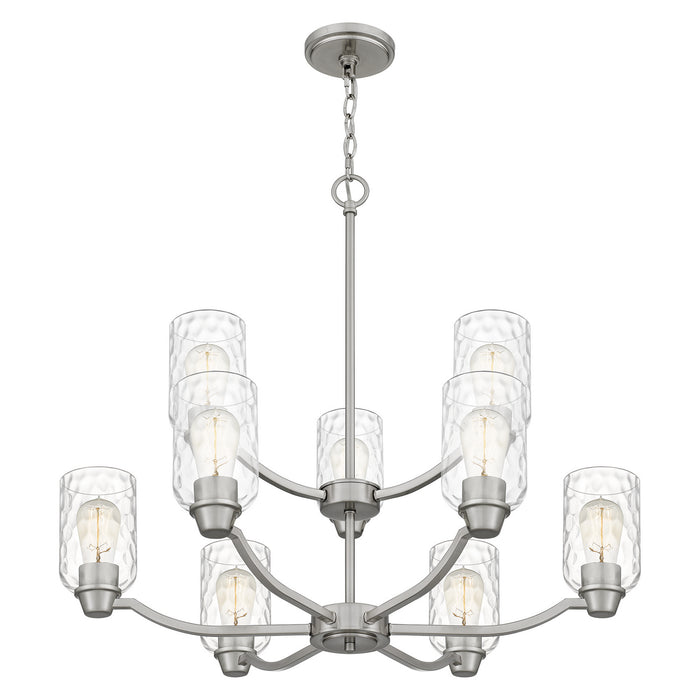 Myhouse Lighting Quoizel - ACA5029BN - Nine Light Chandelier - Acacia - Brushed Nickel