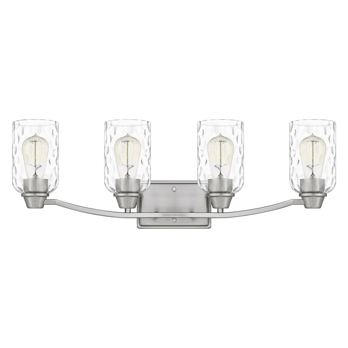 Myhouse Lighting Quoizel - ACA8627BN - Four Light Bath - Acacia - Brushed Nickel