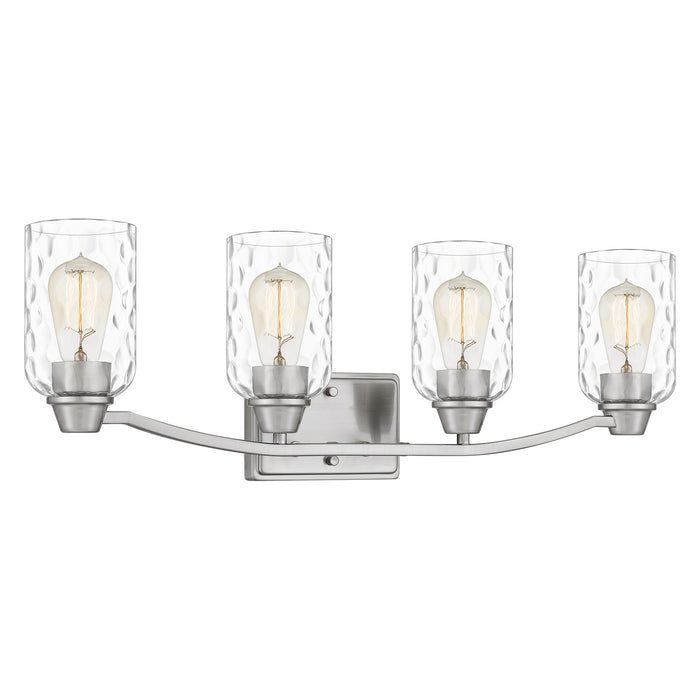 Myhouse Lighting Quoizel - ACA8627BN - Four Light Bath - Acacia - Brushed Nickel