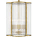 Myhouse Lighting Quoizel - ASR1512WS - Four Light Pendant - Aster - Weathered Brass