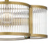 Myhouse Lighting Quoizel - ASR1715WS - Four Light Semi-Flush Mount - Aster - Weathered Brass