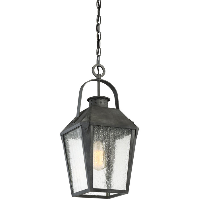 Myhouse Lighting Quoizel - CRG1510MB - One Light Mini Pendant - Carriage - Mottled Black