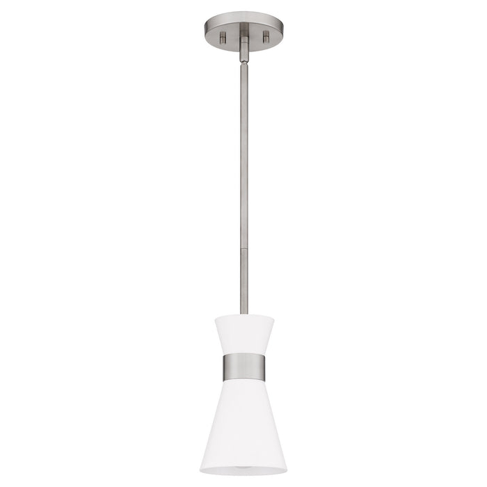 Myhouse Lighting Quoizel - FMT1505BN - One Light Mini Pendant - Fremont - Brushed Nickel