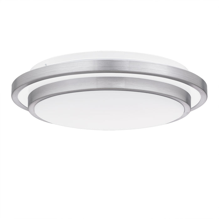 Myhouse Lighting Quoizel - IVG1614BRA - LED Flush Mount - Irving - Brushed Aluminum