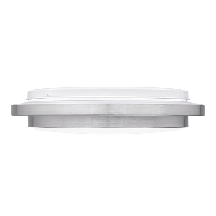 Myhouse Lighting Quoizel - IVG1614BRA - LED Flush Mount - Irving - Brushed Aluminum