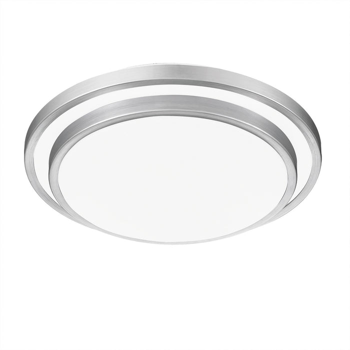 Myhouse Lighting Quoizel - IVG1614BRA - LED Flush Mount - Irving - Brushed Aluminum