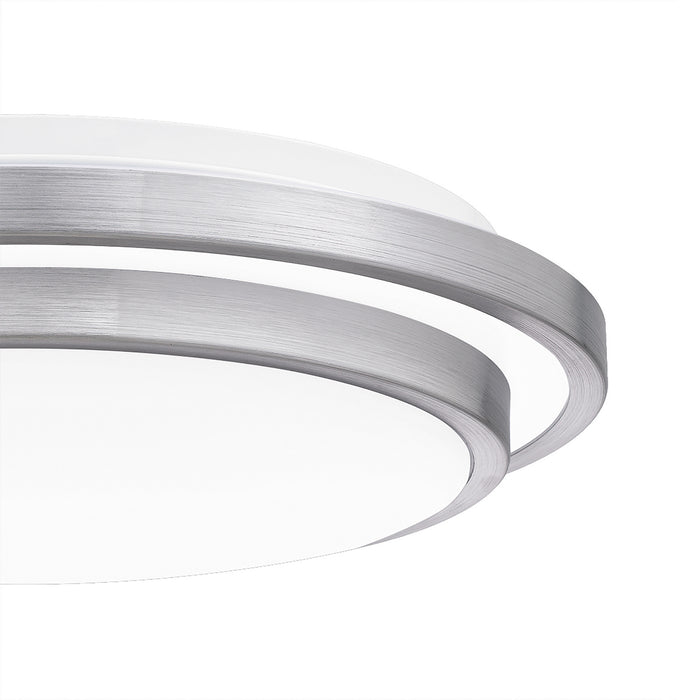 Myhouse Lighting Quoizel - IVG1614BRA - LED Flush Mount - Irving - Brushed Aluminum