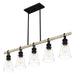 Myhouse Lighting Quoizel - KGB142EK - Five Light Linear Chandelier - Kingsbridge - Earth Black