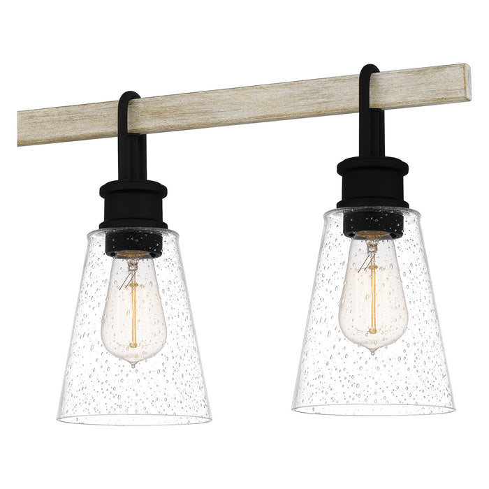 Myhouse Lighting Quoizel - KGB142EK - Five Light Linear Chandelier - Kingsbridge - Earth Black