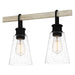 Myhouse Lighting Quoizel - KGB142EK - Five Light Linear Chandelier - Kingsbridge - Earth Black