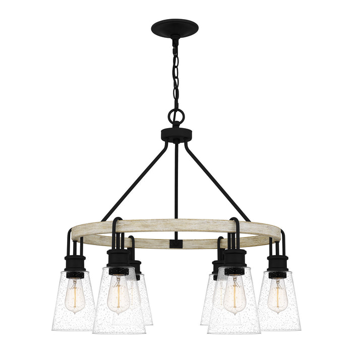 Myhouse Lighting Quoizel - KGB5029EK - Six Light Chandelier - Kingsbridge - Earth Black