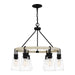 Myhouse Lighting Quoizel - KGB5029EK - Six Light Chandelier - Kingsbridge - Earth Black