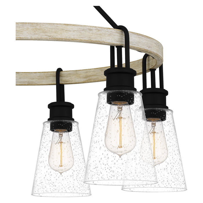 Myhouse Lighting Quoizel - KGB5029EK - Six Light Chandelier - Kingsbridge - Earth Black