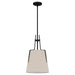 Myhouse Lighting Quoizel - LOA1512MBK - One Light Mini Pendant - Leona - Matte Black