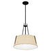 Myhouse Lighting Quoizel - LOA2818MBK - Three Light Pendant - Leona - Matte Black