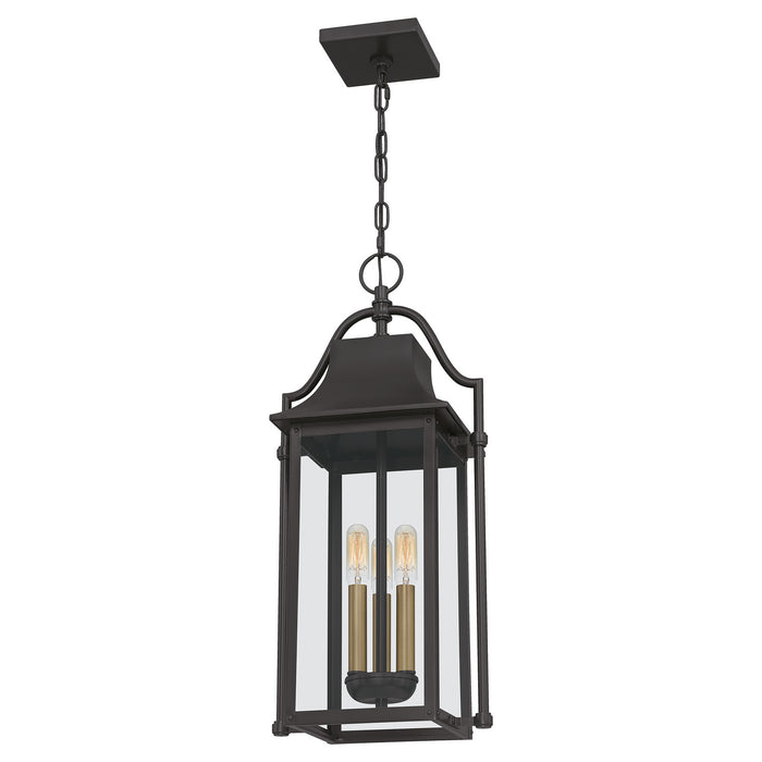 Myhouse Lighting Quoizel - MAN1511WT - Three Light Pendant - Manning - Western Bronze